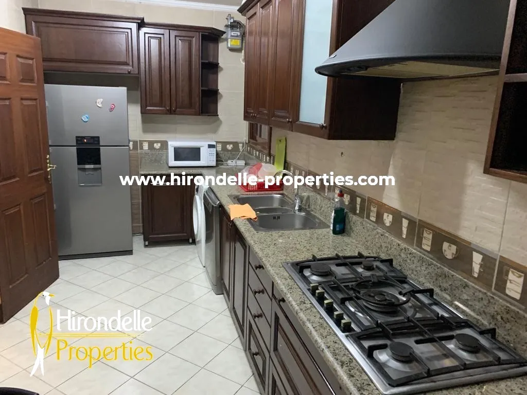 Shared Pool Flat For Rent In Maadi Sarayat