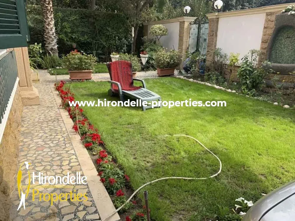 Villa With Private Garden For Sale In Maadi Sarayat