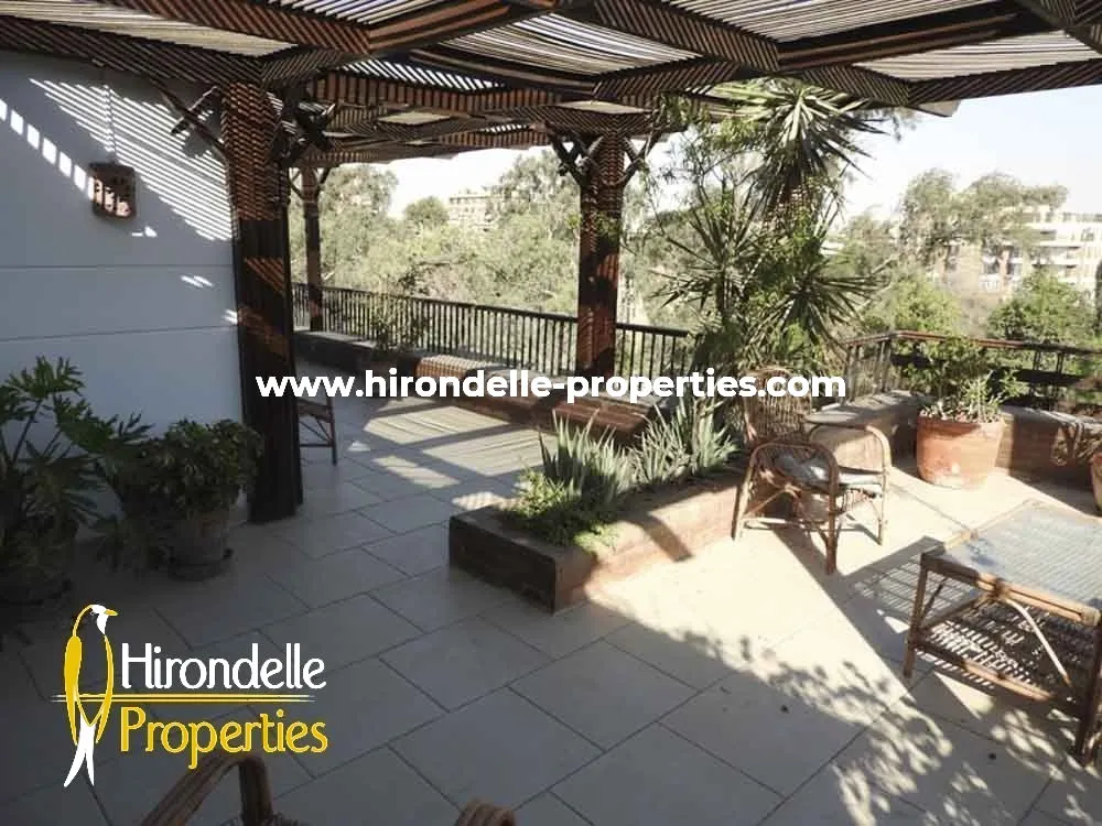 Penthouse With Big Terrace For Rent In Maadi Sarayat