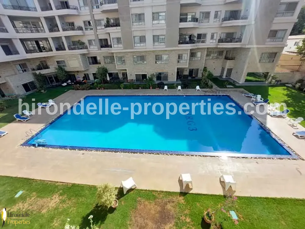 Flat With Shared Pool And GYM 4 Rent In Maadi Sarayat