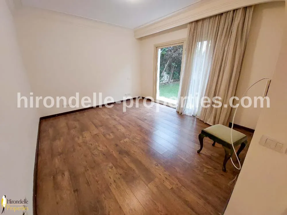 Ground Floor With Garden For Rent In Katameya Heights