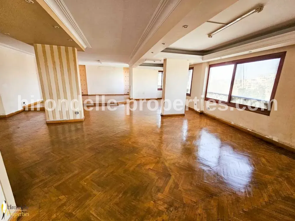 Spacious Flat For Sale in Maadi (375m)