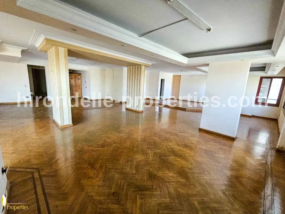 Spacious Flat For Sale in Maadi (375m)