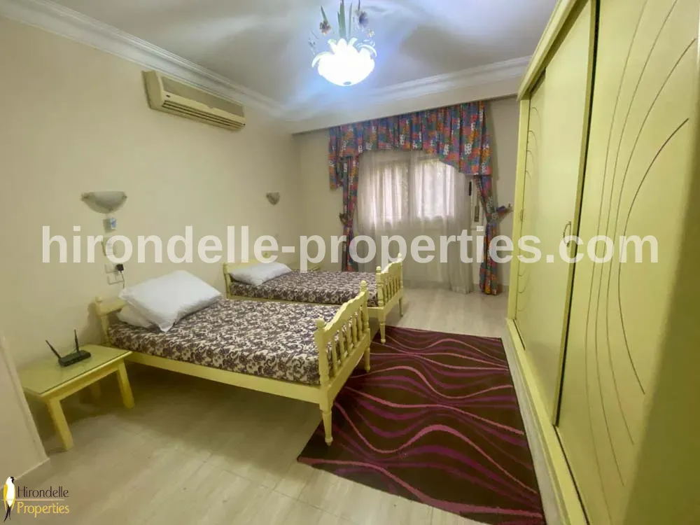 Duplex With Private Garden For Rent In Katameya Heights