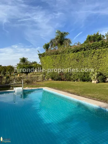 Villa With Private Pool And Garden For Rent In Katameya Heights