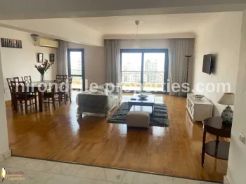 Apartment With Balcony For Rent In Zamalek North