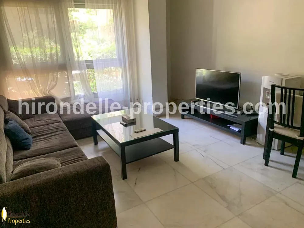 Fully Furnished Flat With Open Kitchen , Pool ,Gym For Rent In Maadi Sarayat