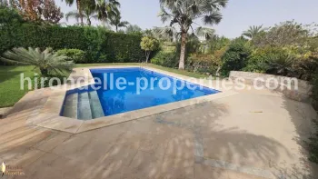 Villa With Private Garden For Rent In Katameya Heights