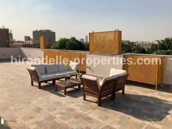 Penthouse With Shared Pool For Rent In Maadi Sarayat