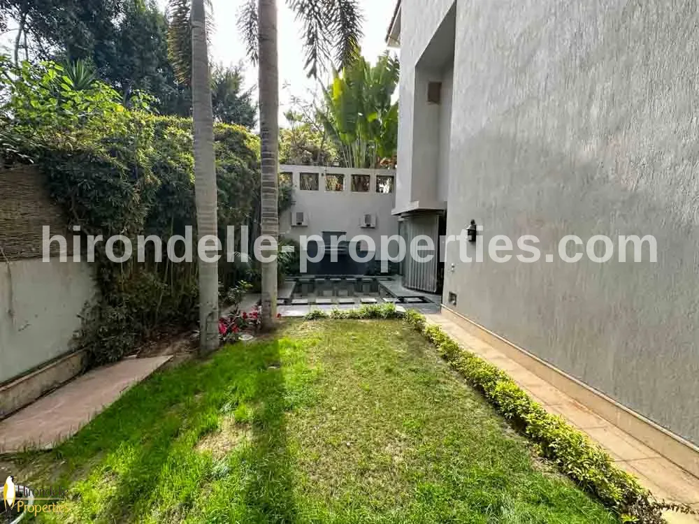 Ground Floor With Private Garden For Rent In Katameya Heights