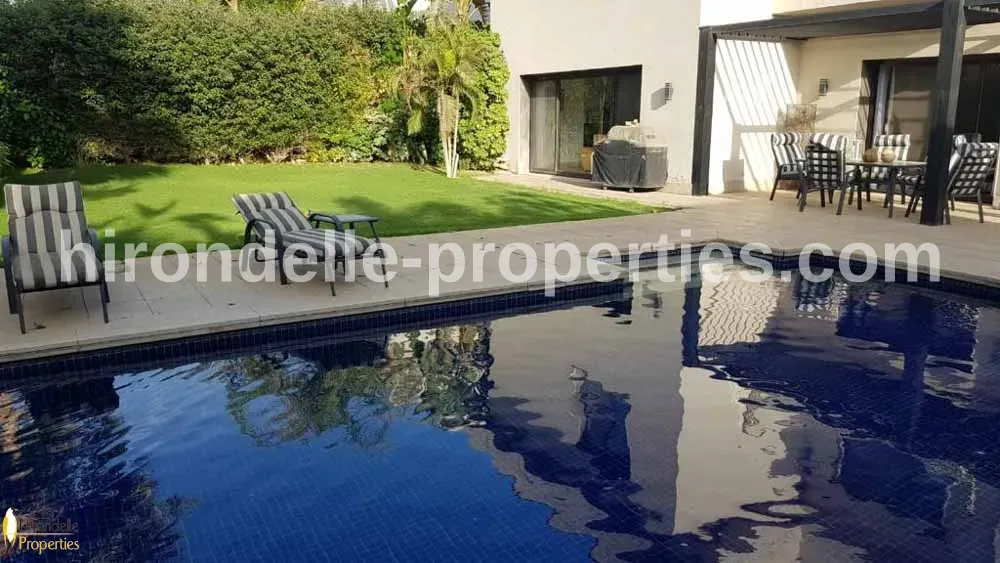 Villa With Private Swimming Pool For Rent In Katameya Heights