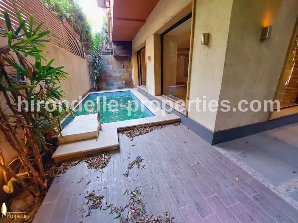 Ground Floor Duplex With Shared Pool For Rent In Maadi Degla