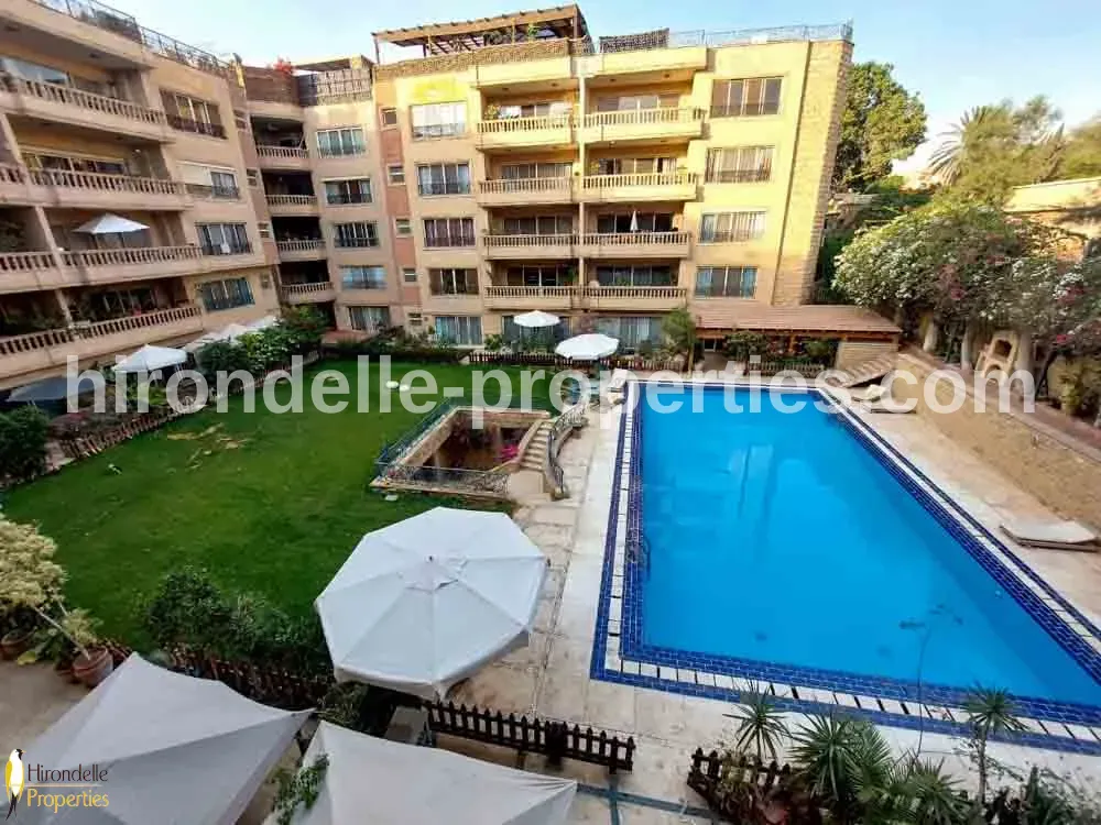 Penthouse Duplex With Private Pool For Rent In Maadi Sarayat