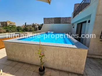 Well Furnished Penthouse With Private Pool For Rent In Maadi Sarayat