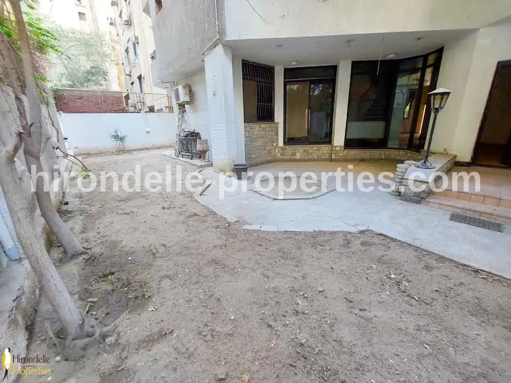 Ground Floor Duplex With Private Garden For Rent In Maadi Degla