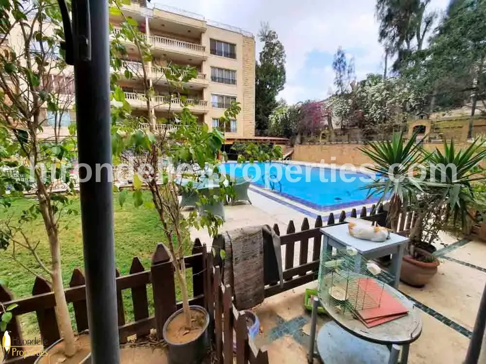 Ground Floor With Shared Pool For Rent In Maadi Sarayat