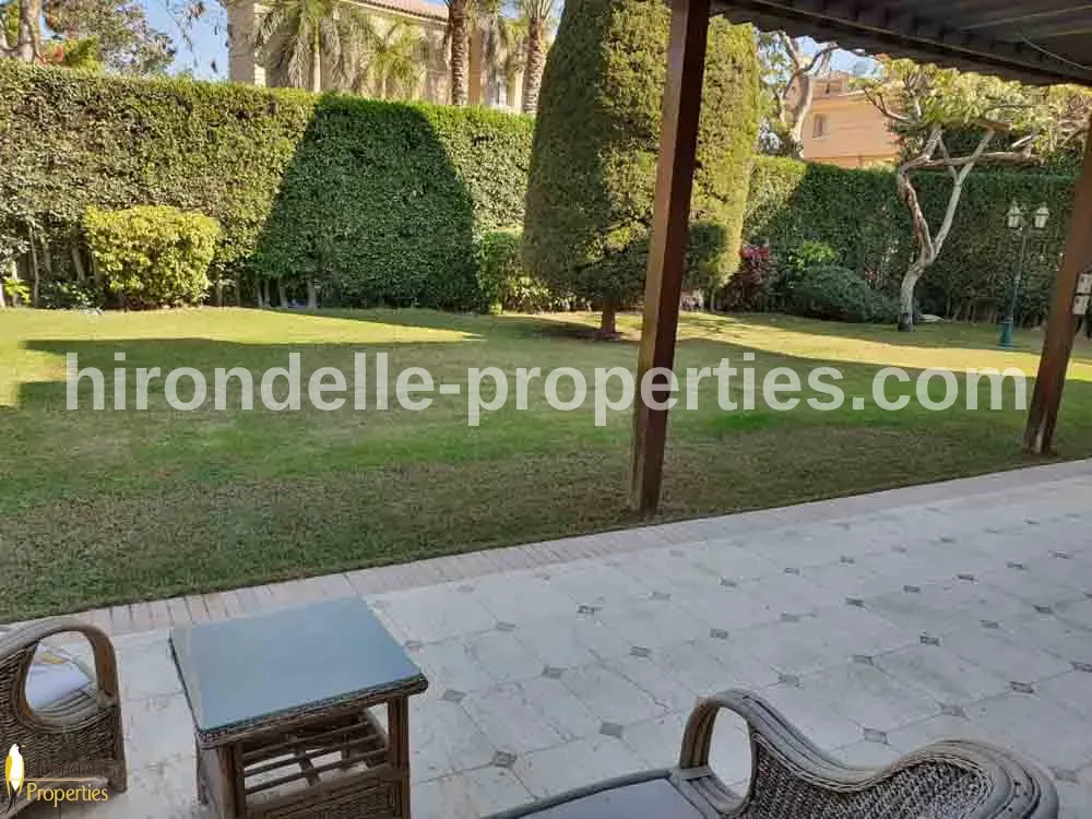 Villa With Garden For Sale In Katameya Heights