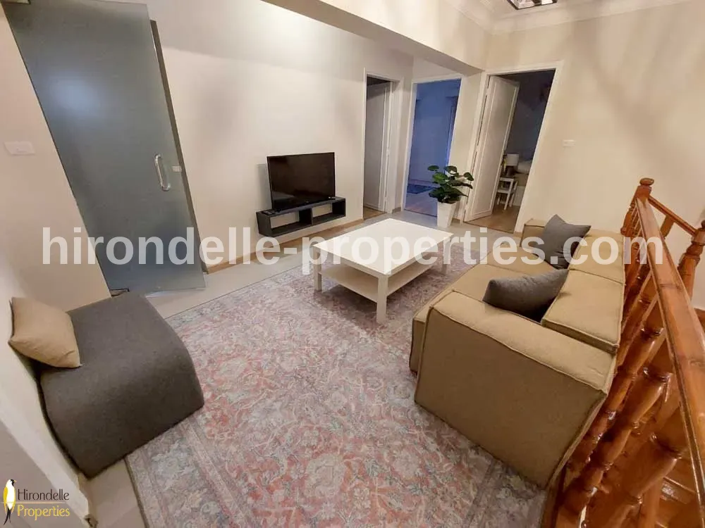 Duplex With Balcony For Rent In Maadi Degla