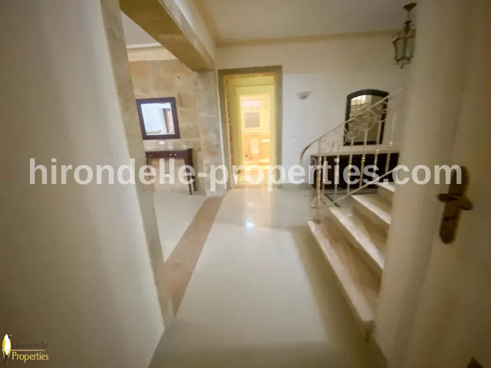 Duplex With Private Garden For Rent In Katameya Heights