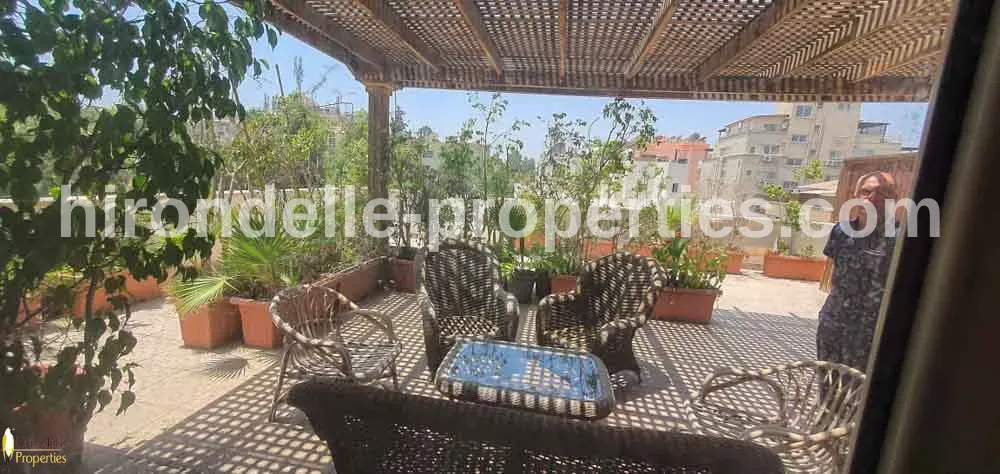 Penthouse With Shared Pool For Rent In Maadi Sarayat