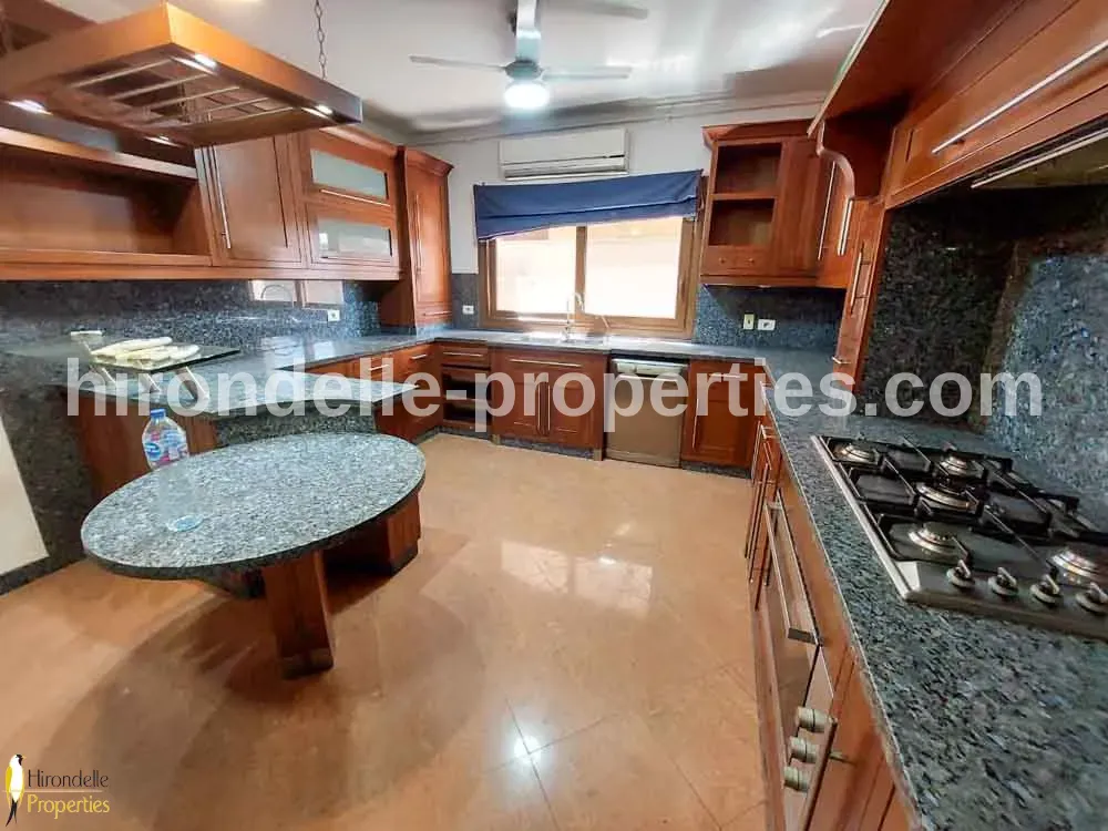 Luxurious Flat With Shared Pool For Rent In Maadi Degla