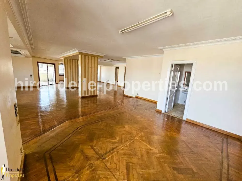 Spacious Flat For Sale in Maadi (375m)