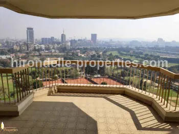 Flat Overlooking Nile View And Green View For Rent In Zamalek