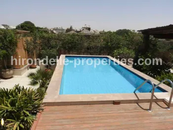 Penthouse With Private And Shared Pool For Rent In Maadi Sarayat