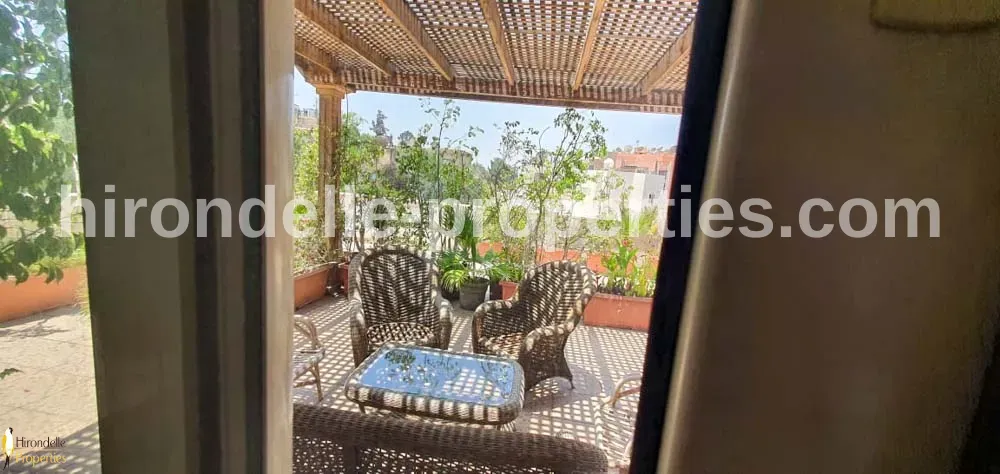 Penthouse With Shared Pool For Rent In Maadi Sarayat