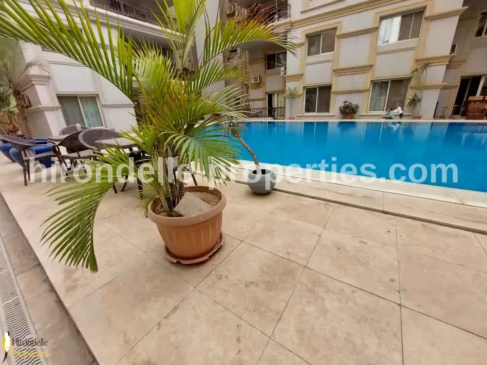 Duplex With Shared Pool For Rent In Maadi Sarayat