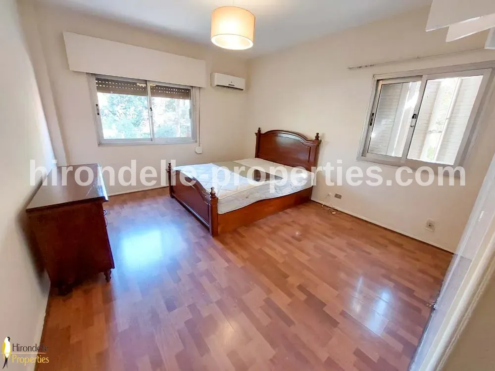 Ground Floor Duplex With Private Entrance And Garden For Rent In Maadi Degla