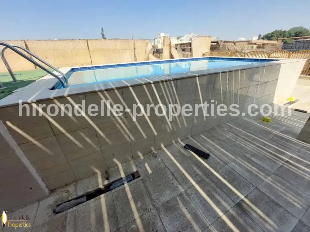 Penthouse With Private And Shared Pool For Rent In Maadi Sarayat