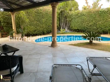 Villa With Pool And Garden For Rent In Katameya Heights