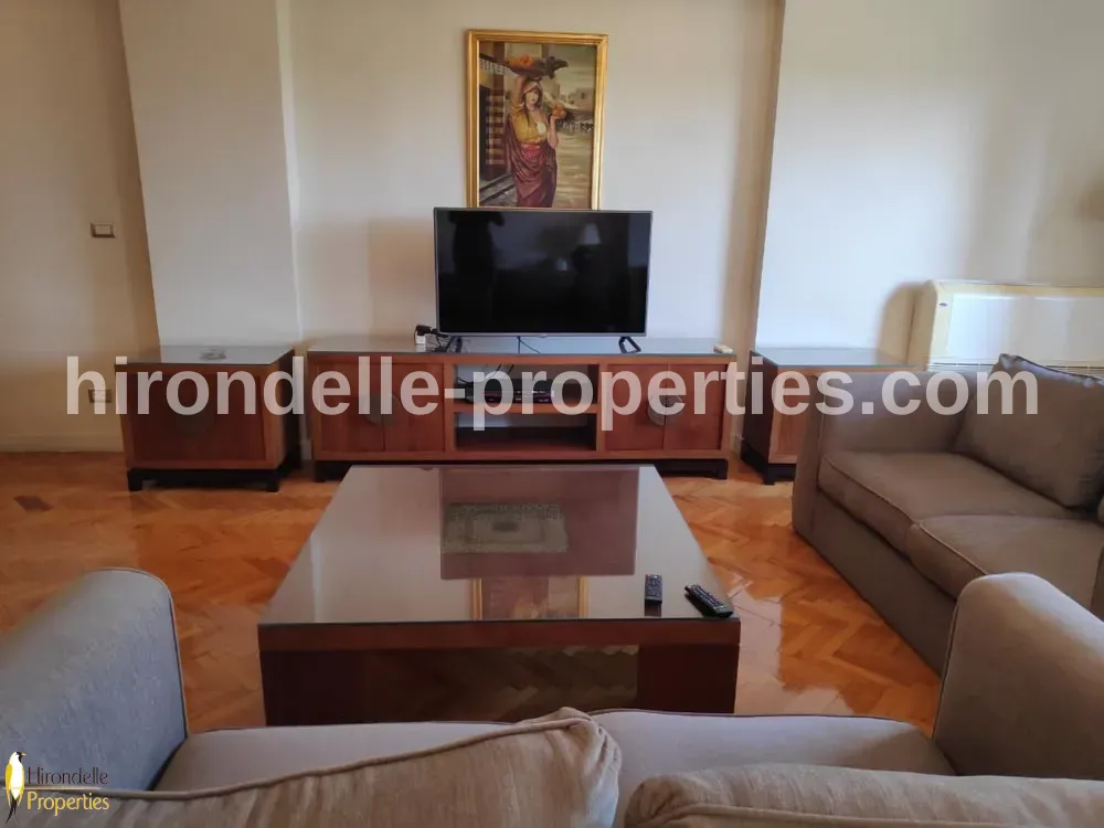 Flat With Balcony For Rent In Zamalek