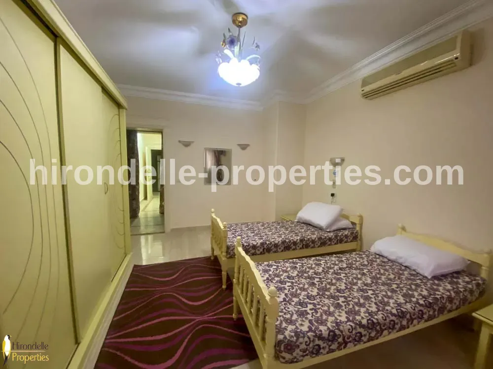 Duplex With Private Garden For Rent In Katameya Heights