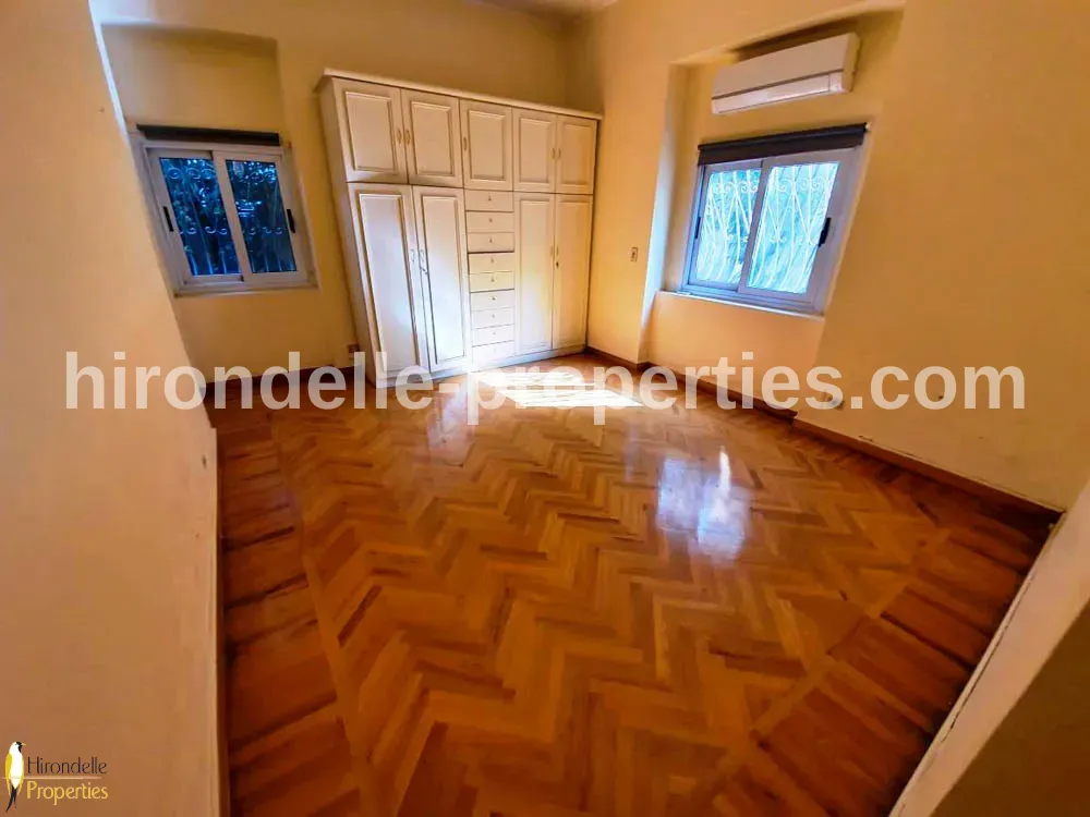 Prime Location Villa With Private Garden For Rent In Maadi Sarayat