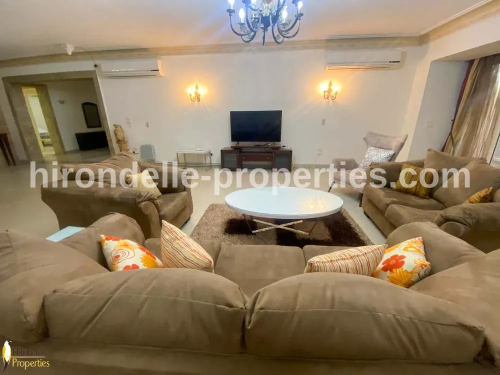 Duplex With Private Garden For Rent In Katameya Heights