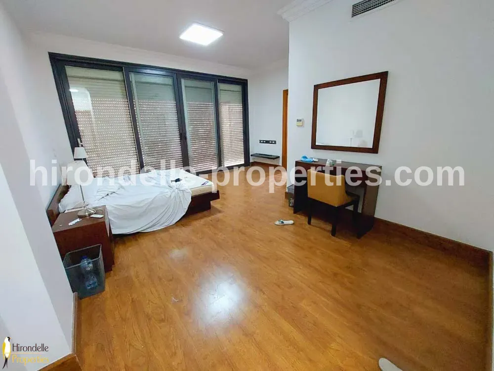 Ground floor With Shared Pool For Rent In Maadi Sarayat