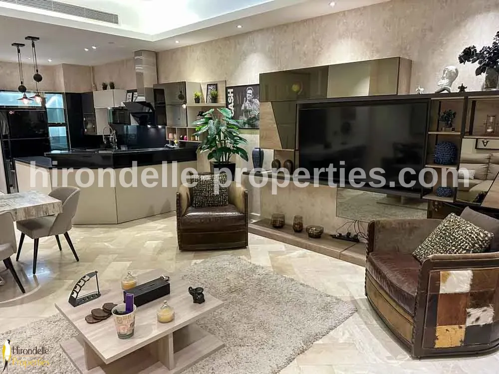 Luxurious Fully Furnished Flat For Rent In Katameya Heights 