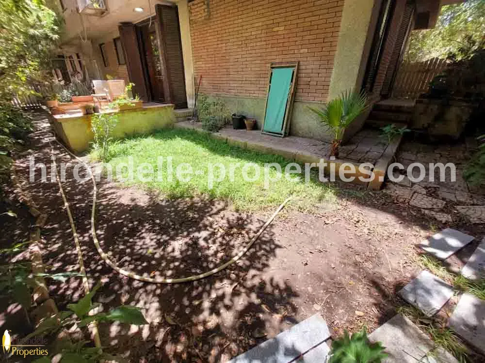 Ground Floor Duplex With Private Garden For Rent In Maadi Sarayat