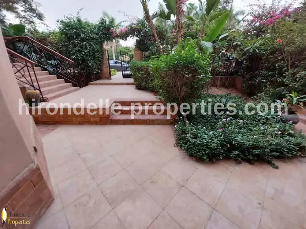 Ground Floor With Garden For Rent In Katameya Heights