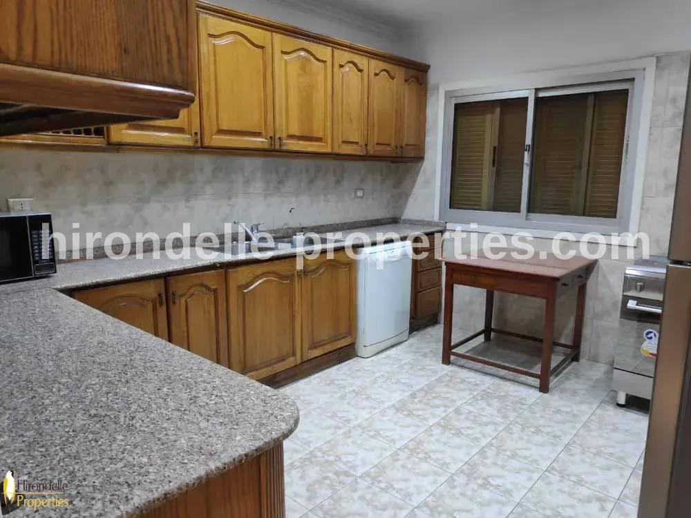 Flat With Balcony For Rent In Zamalek