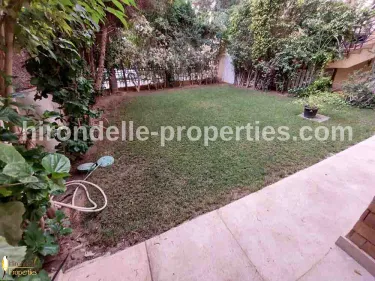 Ground Floor With Garden For Rent In Katameya Heights