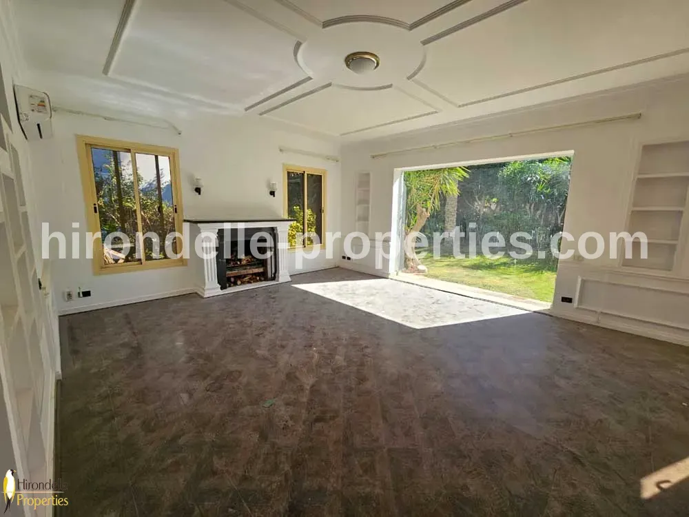 Villa With Private Garden For Rent In Katameya Heights