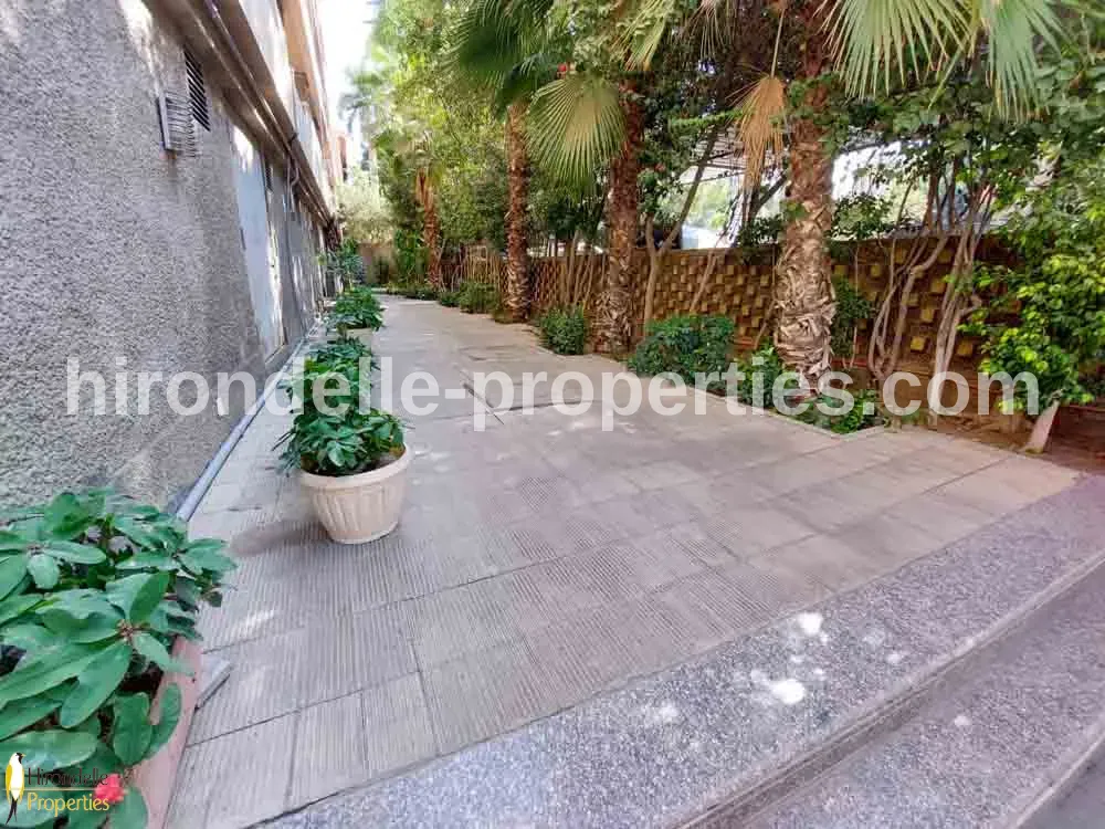 Ground Floor Duplex With Private Entrance And Garden For Rent In Maadi Degla