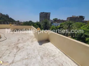 Rooftop With Terrace For Rent In Maadi Sarayat