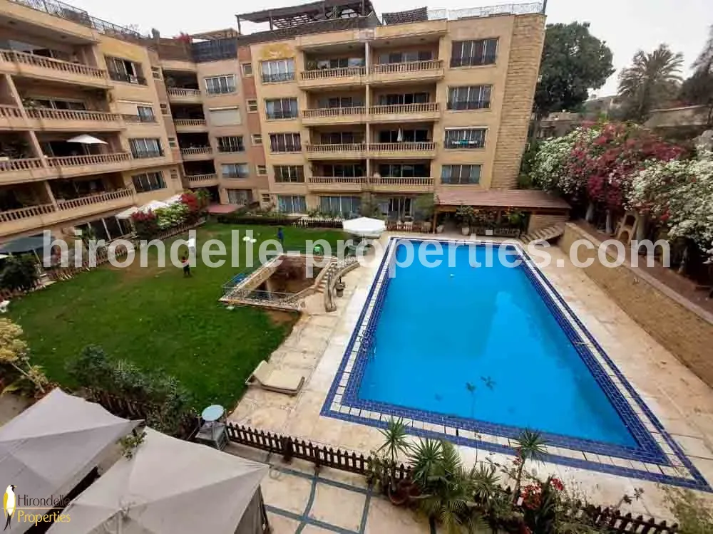 Penthouse Duplex With Private Pool For Rent In Maadi Sarayat