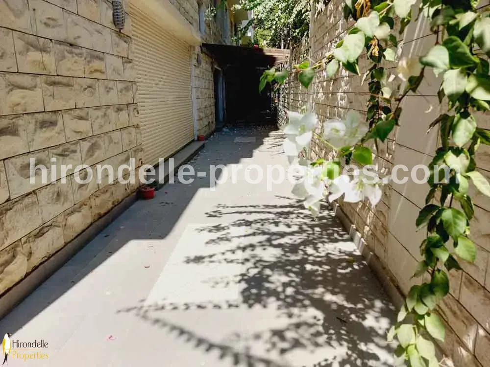 Ground floor With Shared Pool For Rent In Maadi Sarayat