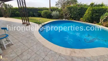 Villa With Pool And Garden For Rent In Katameya Heights