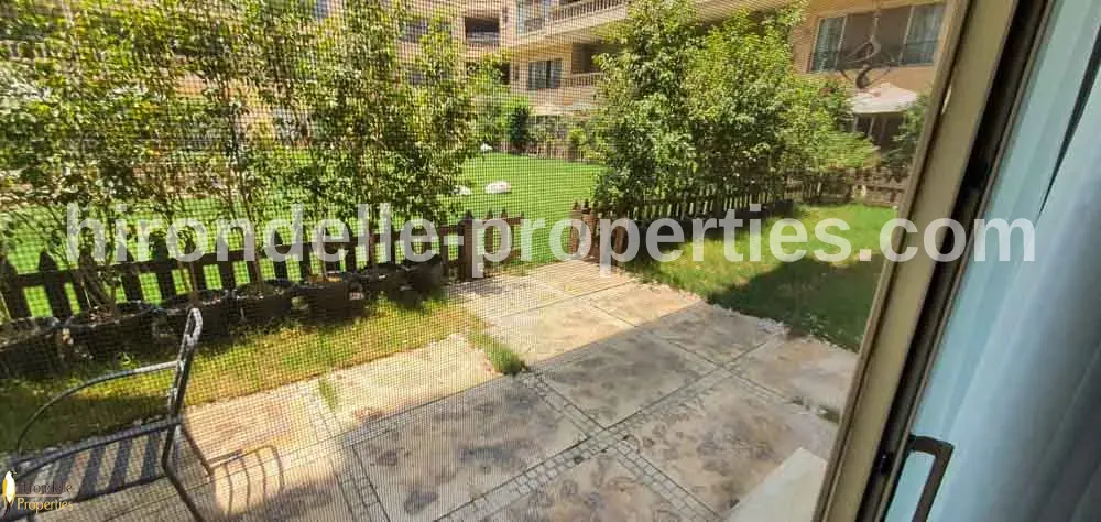 Ground Floor With Shared Pool For Rent In Maadi Sarayat